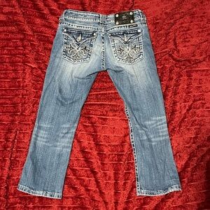 Miss Me Blue Straight Leg Jeans Classic Denim